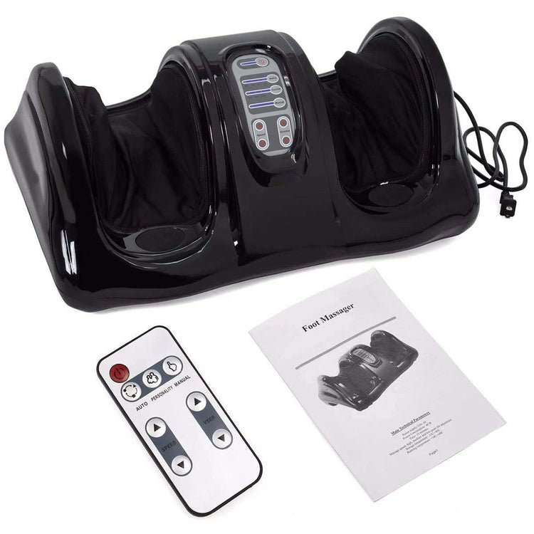 Healing Journey Electric Foot Massager Machine with Kneading & Rolling Shiatsu Therapy