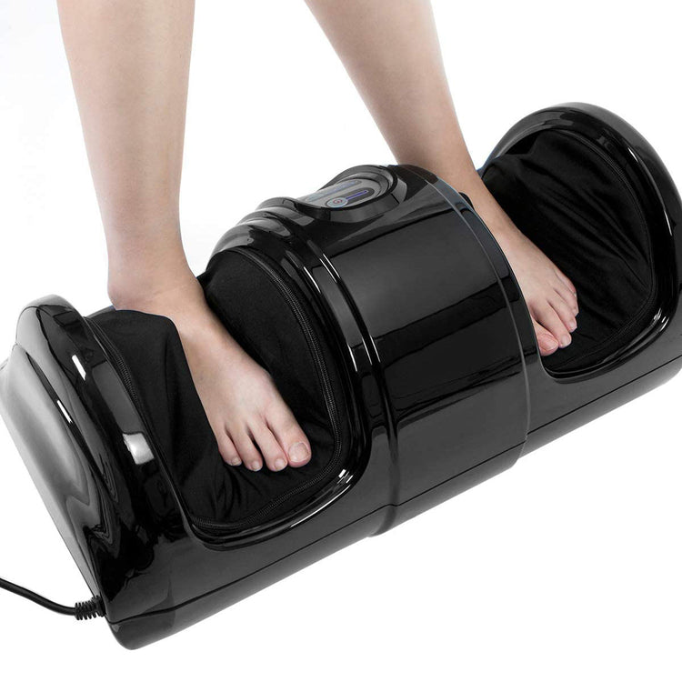 Healing Journey Electric Foot Massager Machine with Kneading & Rolling Shiatsu Therapy