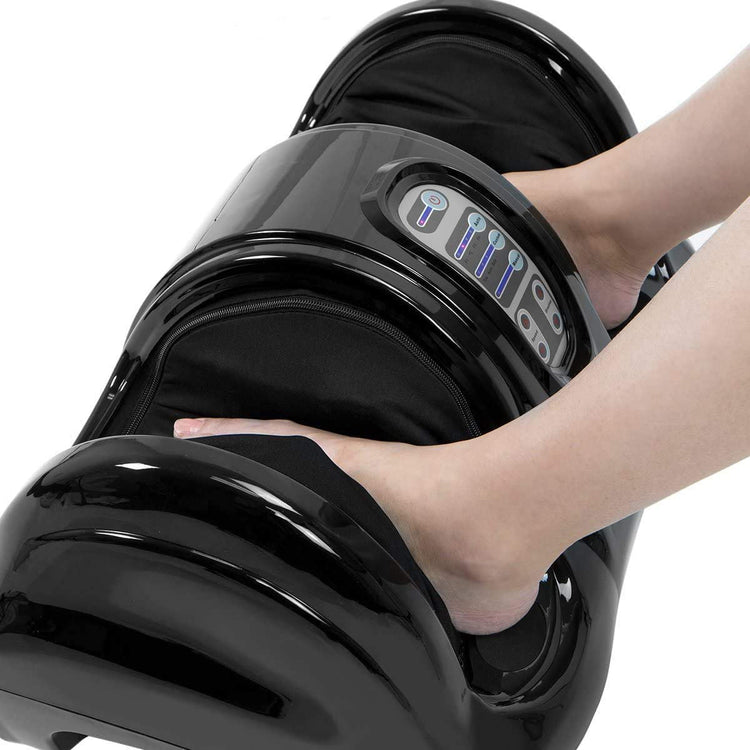Healing Journey Electric Foot Massager Machine with Kneading & Rolling Shiatsu Therapy