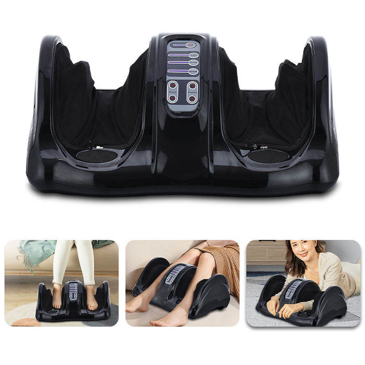 Healing Journey Electric Foot Massager Machine with Kneading & Rolling Shiatsu Therapy