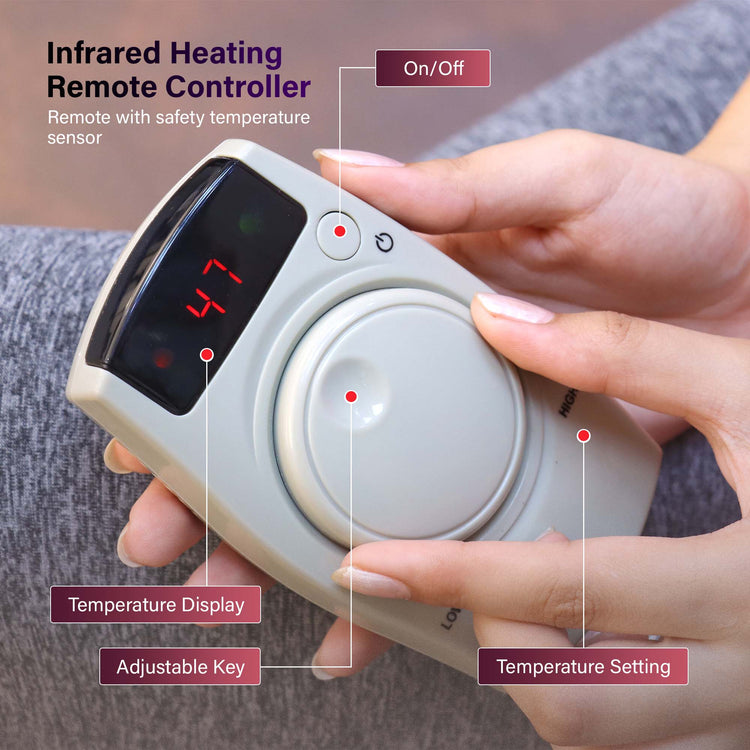 Healing Journey Far Infrared Heating Belt with Natural Tourmaline Stones