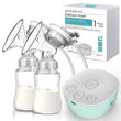 Healing Journey Dual Electric Breast Pump - BPA Free, Double Suction, Hands-Free