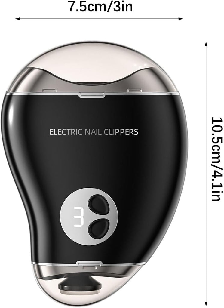 Healing Journey Electric Nail Clipper for Adults & Kids USB Rechargeable Automatic Nail Trimmer