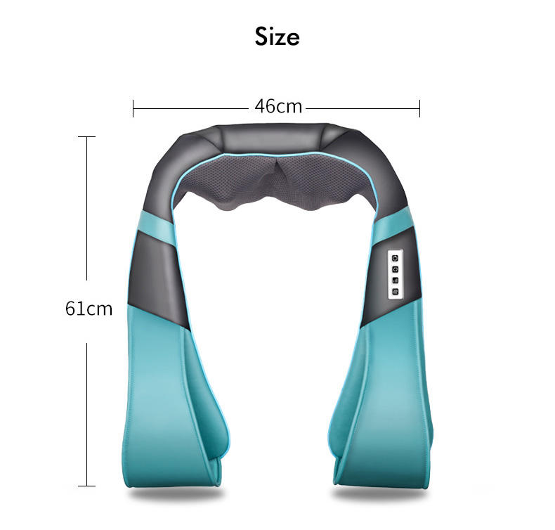 Healing Journey Shiatsu Neck and Shoulder Massager with Heat & Vibration