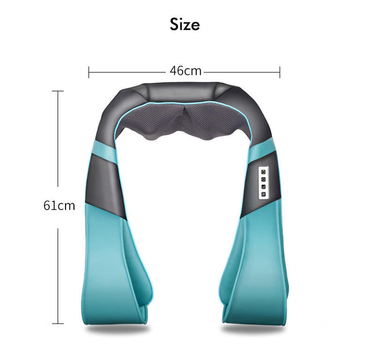 Healing Journey Shiatsu Neck and Shoulder Massager with Heat & Vibration