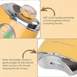 Healing Journey Electric Nail Clipper for Adults & Kids USB Rechargeable Automatic Nail Trimmer