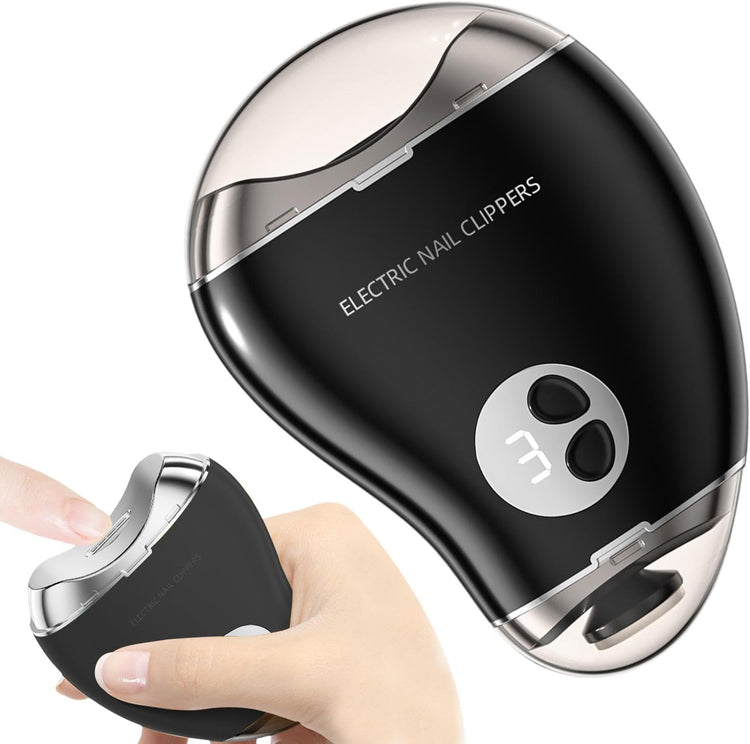 Healing Journey Electric Nail Clipper for Adults & Kids USB Rechargeable Automatic Nail Trimmer