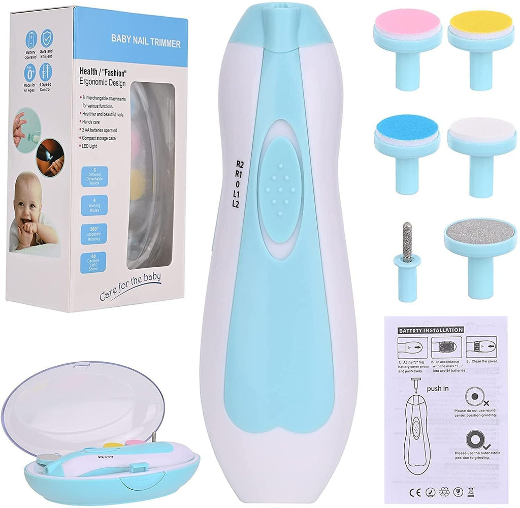 Healing Journey Electric Baby Nail Trimmer Safe Nail Care Set