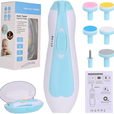 Healing Journey Electric Baby Nail Trimmer Safe Nail Care Set