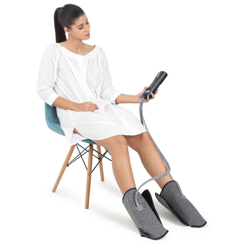 Healing Journey Air Compression Leg Massager with Heat & Adjustable Modes