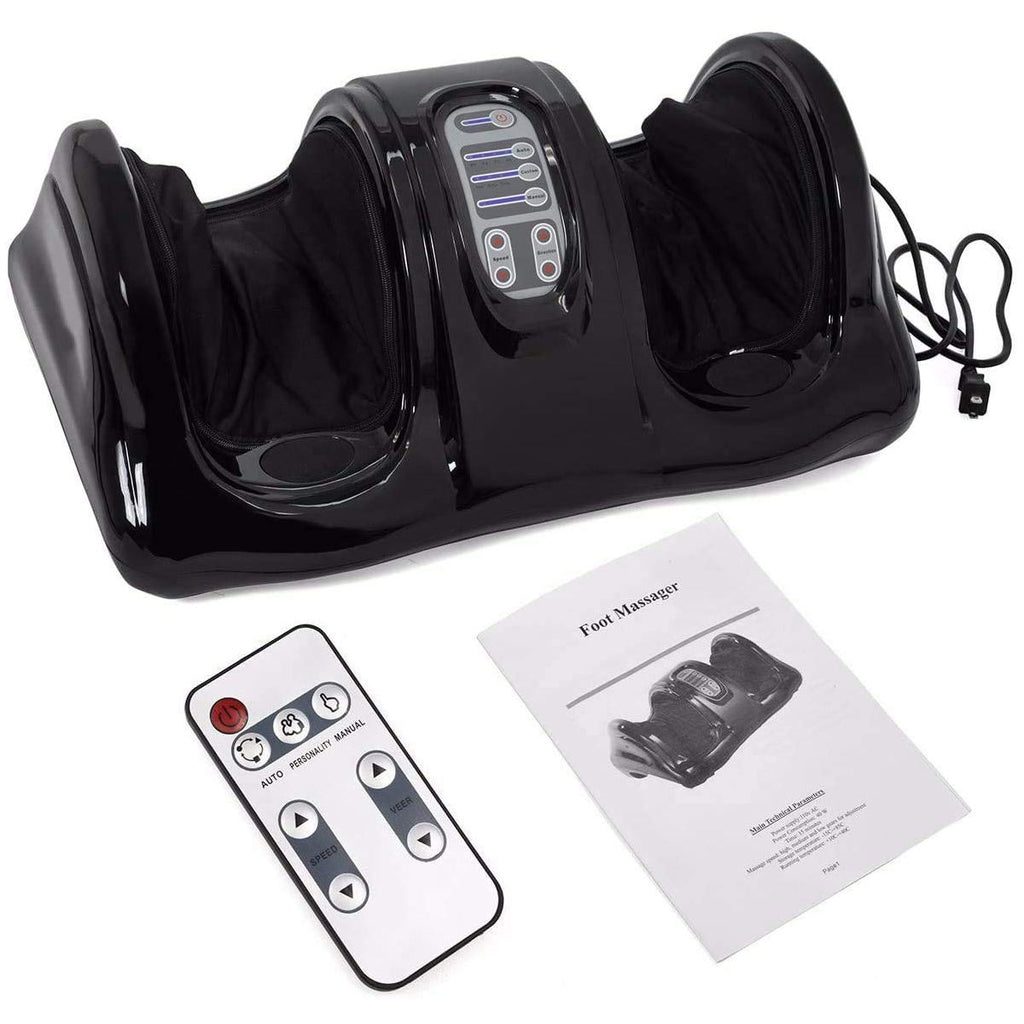 Healing Journey Electric Foot Massager Machine with Kneading & Rolling Shiatsu Therapy