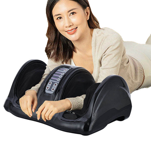 Healing Journey Electric Foot Massager Machine with Kneading & Rolling Shiatsu Therapy