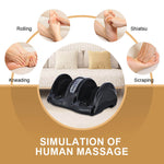 Healing Journey Electric Foot Massager Machine with Kneading & Rolling Shiatsu Therapy