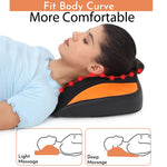 Healing Journey Shiatsu Back Massager Cushion with Heat Portable Deep Kneading Lumbar Support Pad