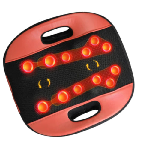 Healing Journey Shiatsu Back and Seat Massager with Heat